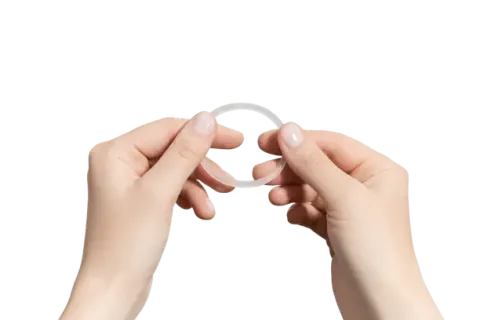 nuvaring two hands holding