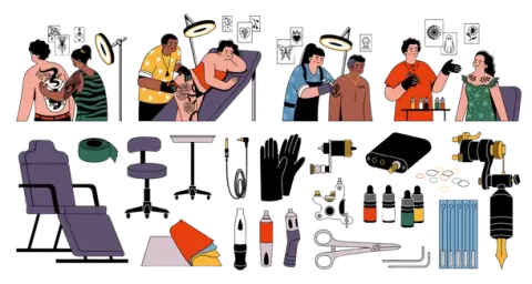 tattooing equipment