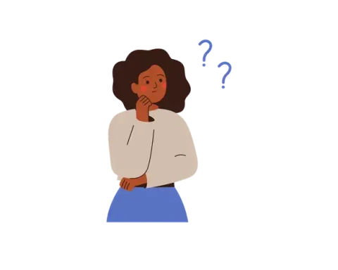 young girl questioning